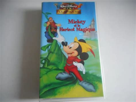 K7 VHS Cassette Video Mickey Et La Haricot Magique Walt Disney