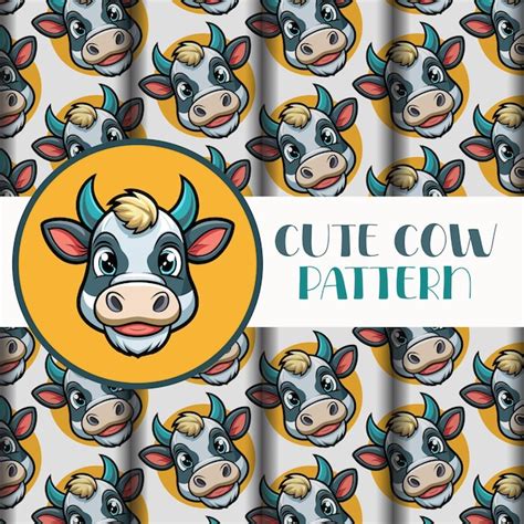 Premium Vector Cute Cow Head Vector Mascot