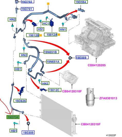 Przew D Klimatyzacji Ford Focus Mk C Max Mk Bv D Ae Za