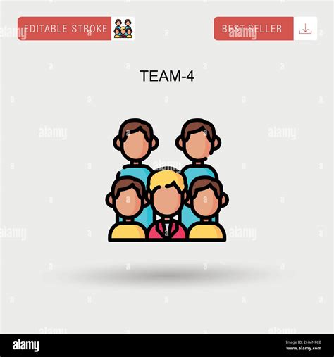 team  simple vector icon stock vector image art alamy
