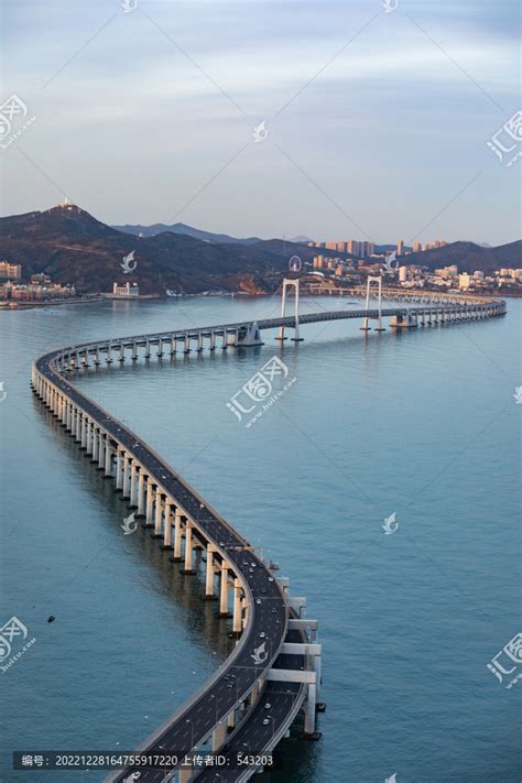 大连城市风光星海湾跨海大桥国内旅游景点旅游景点摄影素材汇图网