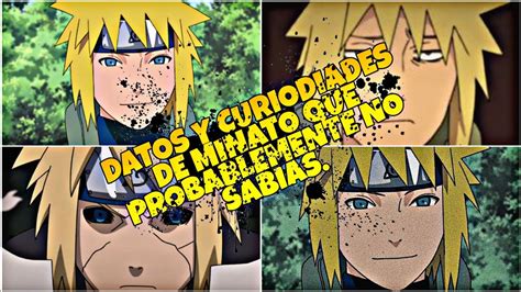 Naruto DATOS Y CURIOSIDADES De MINATO Naruto Shippuden Naruto