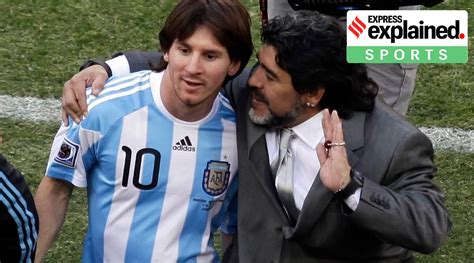 Maradona Or Messi / Maradona lashes out at Messi in greatest player debate : Messi is better ...