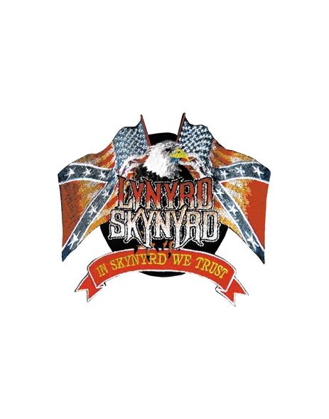 Flag Eagle Lynyrd Skynyrd Rock Band Patches