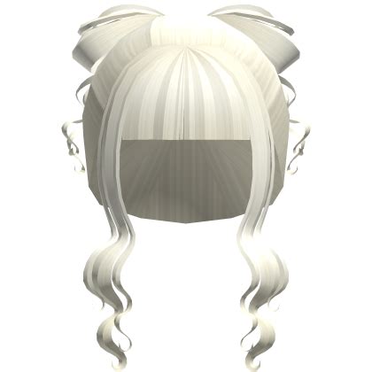 Adorable Doll Wispy Bow Bun Platinum Blonde Roblox