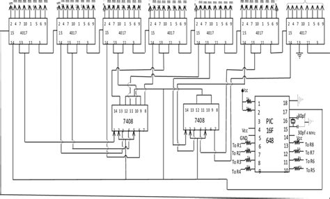 Moving Message Led Display Circuit Diagram