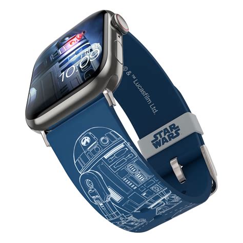 Star Wars bracelet pour smartwatch R2-D2 Blueprints - MOBY FOX ...