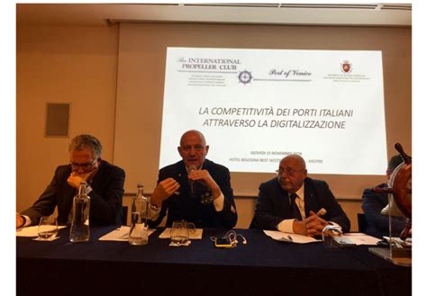 Convegno Propeller Club of Venice La competitività dei porti italiani