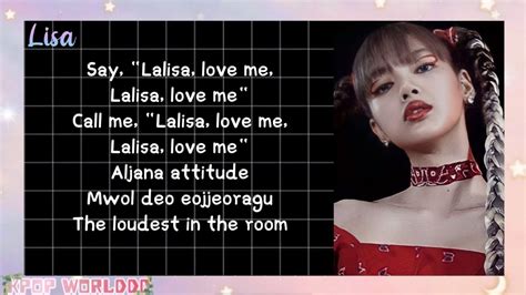 Lisa BlΛƆkpiИk Lalisa Easy Lyrics Youtube