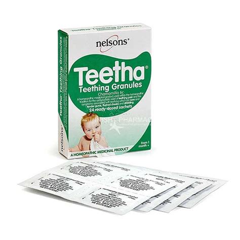 Nelsons Teetha Teething Granules 24 Sachets Inish Pharmacy Ireland