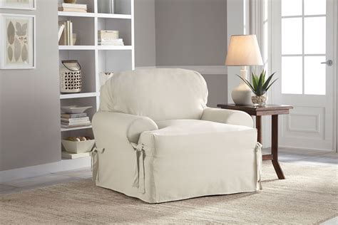 Serta 100 Cotton Duck Relaxed Fit Furniture Slipcovers Box Cushion