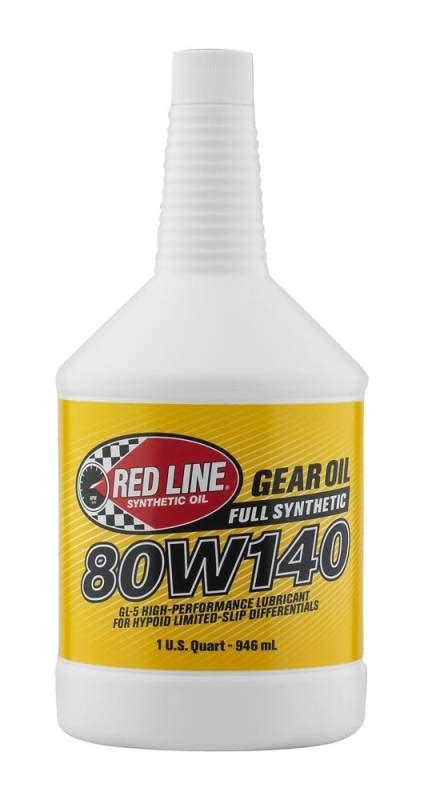 Red Line Synthetic Gear Oil 80W140 UPR Racing Supply