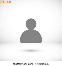 User Icon Human Vector Person Silhouette Stock Vector Royalty Free