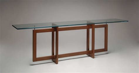 Modern Console Table In Mahogany Gregory Hay Designs