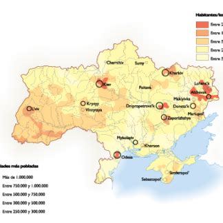 Ukraine Population map | Vector maps files Illustrator to download