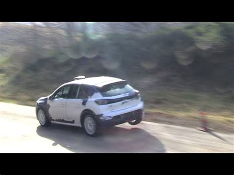 Tests Pablo Sarrazin Geoffrey Combe 208 Rally 4 YouTube