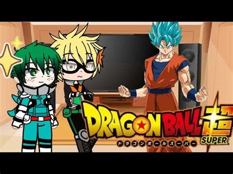 Boku No Hero Academia Reacciona A Goku Youtube