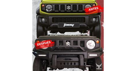 Defensa Facia Delantera De Acero Susuki Jimny 2021 2022 2023