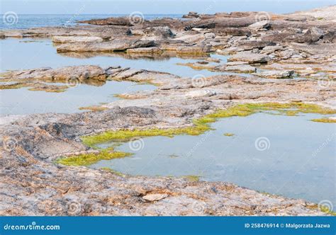 Rock and Water on the Island of FÃrÃ Langhammars RaukomrÃde Sweden