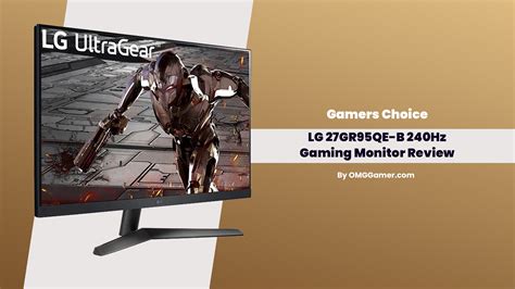 Lg Gr Qe B Hz Gaming Monitor Review Design Deals