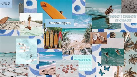 Beach Theme Collage Collage Summer HD Wallpaper Pxfuel