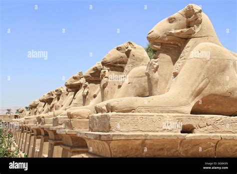 Karnak Temple in Luxor Stock Photo - Alamy