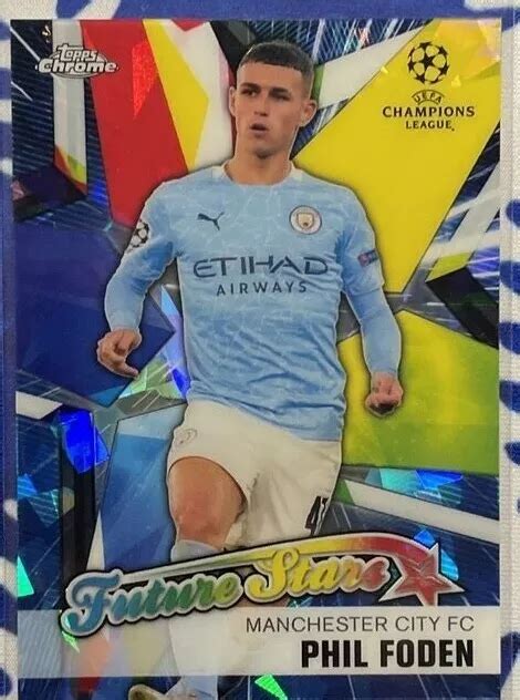 Topps Champions League Sapphire Fs Pf Phil Foden Man City