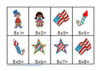 4th Of July Multiplication Race By Brian Hopkins TpT