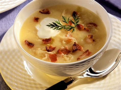 Potato Soup With Sauerkraut And Bacon Recipe Eatsmarter