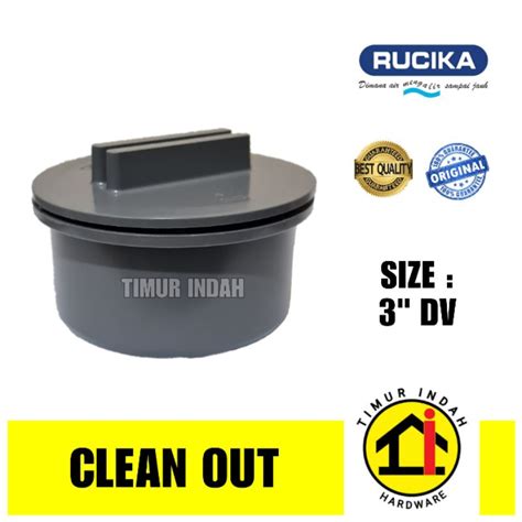 Jual Clean Out 3 DV Tutup Kontrol Pipa 3 DV RUCIKA Shopee Indonesia