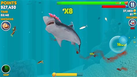 Hungry Shark Evolution Megalodon Gameplay Part Youtube