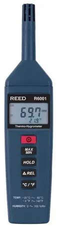 Reed R Thermo Hygrometer Instruction Manual