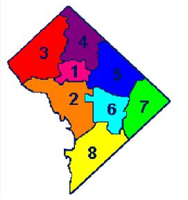 Washington, DC Wards Schematic | Download Scientific Diagram