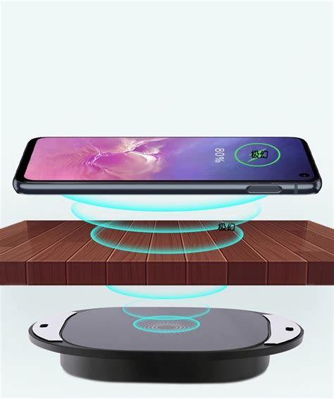 Встраиваемая беспроводная зарядка в стол для телефона BST-W 10W/20мм ...