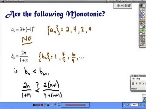 Bounded And Monotonic Definition Of Convergence YouTube