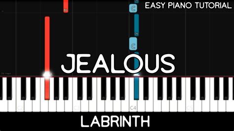 Labrinth Jealous Easy Piano Tutorial Youtube