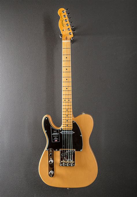 American Professional Ii Telecaster Left Hand Butterscotch Blonde W M Dave S Guitar Shop