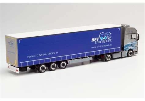 Herpa MAN TGX XXL Lowliner Sattelzug SFT Transporte 311816