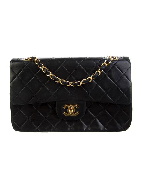 Chanel Reissue 227 Double Flap Bag Black Shoulder Bags Handbags