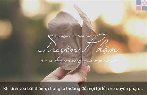 Duyên do trời định phận do người tạo nhưng hạnh phúc do bản thân mình