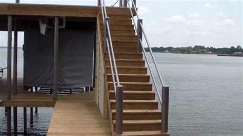 Cedar Creek Lake Guy Boathouse Construction Youtube