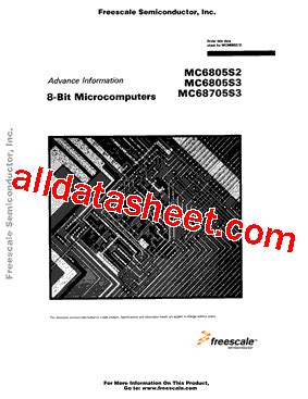 Mc S S Datasheet Pdf Freescale Semiconductor Inc