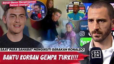 SEMUA TERINSPIRASI KEBAIKAN RONALDO Reaksi Pemain Top Dunia Lihat