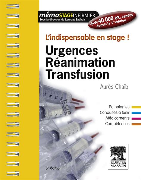 Urgences R Animation Transfusion L Indispensable En Stage M Mo Stage