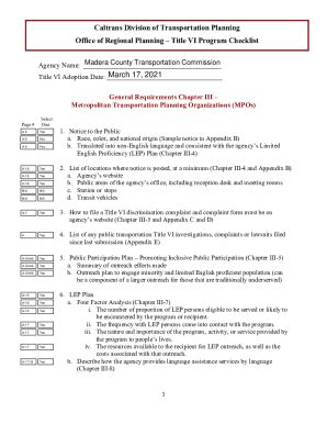 Fillable Online Title VI Program With Limited English Proficiency Plan