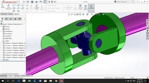 Solidworks Tutorial Design Of Universal Joint Solidworks Tutorial