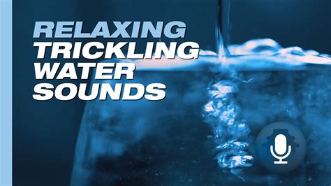 Trickling Water Sounds For Relaxation 10 Hours Relax Zen White