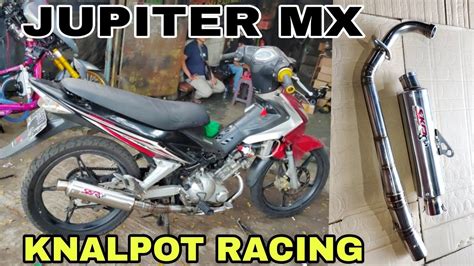 KNALPOT RACING FULL STENLIS UNTUK MOTOR YAMAHA JUPITER MX BUATAN