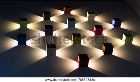 Abstract Lights Cube Stock Photo Edit Now 785508826