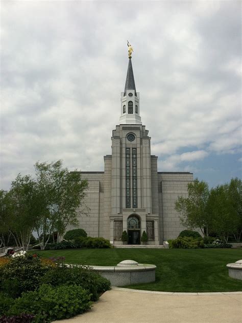 Entrance To The Boston Massachusetts Temple